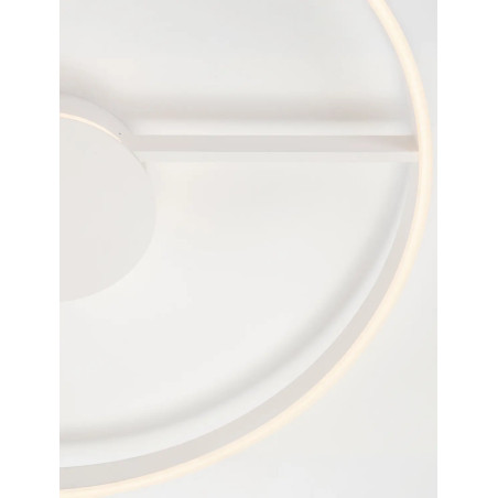 Plafon nowoczesny ze ściemniaczem i regulowaną barwą światła Mileo 80cm LED CCT 2700-3000-4000K biały