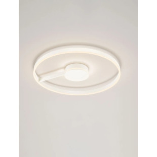 Plafon nowoczesny ze ściemniaczem i regulowaną barwą światła Mileo 80cm LED CCT 2700-3000-4000K biały