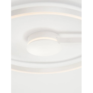 Plafon nowoczesny ze ściemniaczem i regulowaną barwą światła Mileo 80cm LED CCT 2700-3000-4000K biały