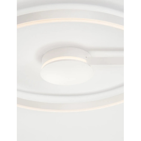 Plafon nowoczesny ze ściemniaczem i regulowaną barwą światła Mileo 80cm LED CCT 2700-3000-4000K biały