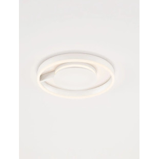 Plafon nowoczesny ze ściemniaczem i regulowaną barwą światła Mileo 40cm LED CCT 2700-3000-4000K biały