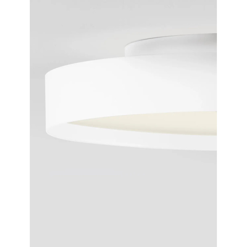 Plafon okrągły ze ściemniaczem i zmienną barwą światła Sellas 40cm LED 2700/3000K biały
