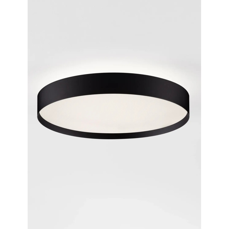 Plafon okrągły ze ściemniaczem i zmienną barwą światła Sellas 40cm LED 2700/3000K czarny