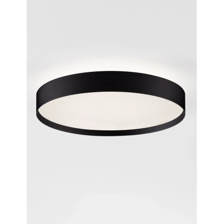 Plafon okrągły ze ściemniaczem i zmienną barwą światła Sellas 40cm LED 2700/3000K czarny