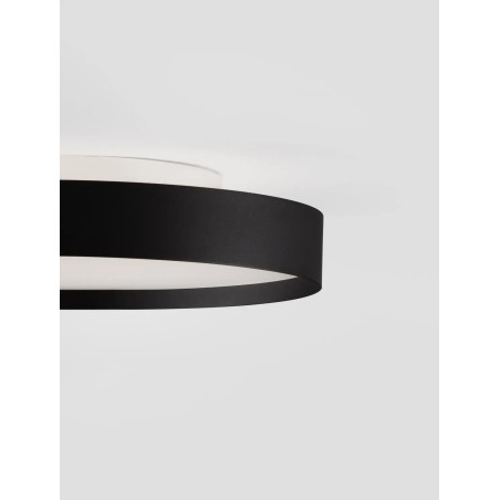 Plafon okrągły ze ściemniaczem i zmienną barwą światła Sellas 40cm LED 2700/3000K czarny