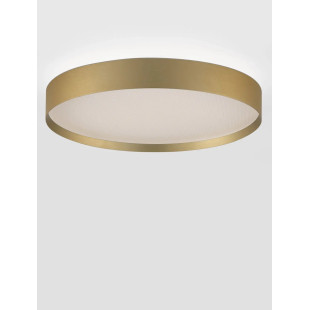 Plafon okrągły ze ściemniaczem i zmienną barwą światła Sellas 40cm LED 2700/3000K szczotkowane złoto