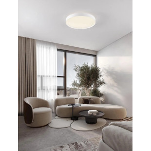 Plafon okrągły ze ściemniaczem i zmienną barwą światła Sellas 50cm LED 2700/3000K biały