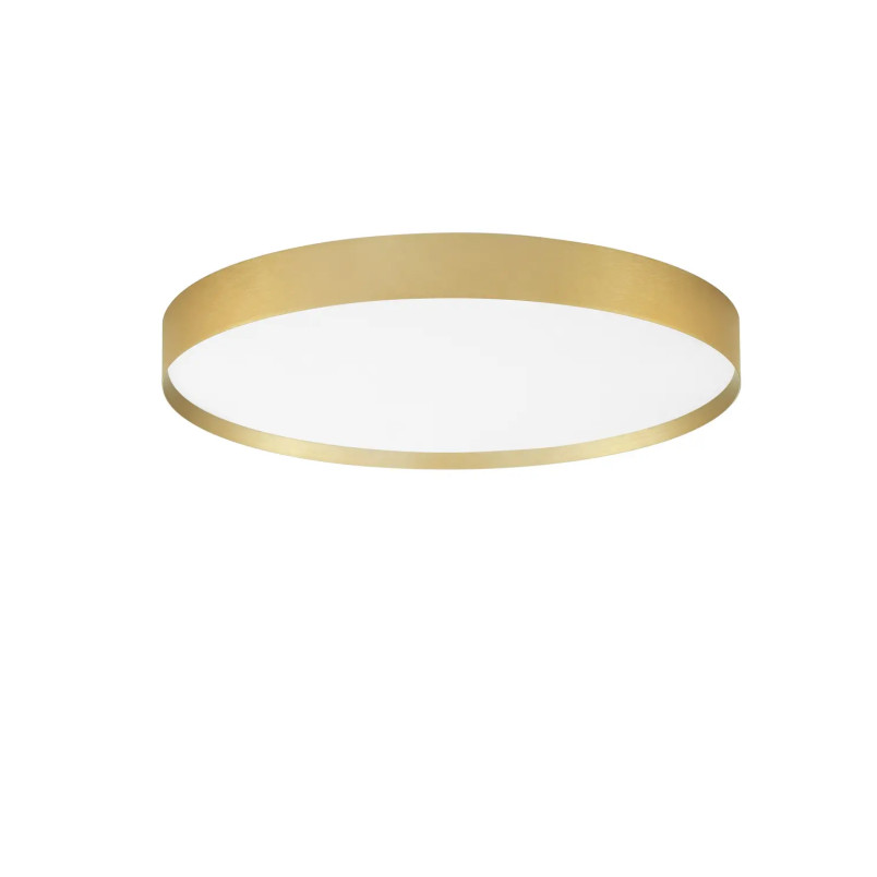 Plafon okrągły ze ściemniaczem i zmienną barwą światła Sellas 50cm LED 2700/3000K szczotkowane złoto