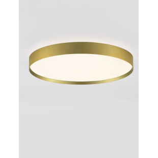 Plafon okrągły ze ściemniaczem i zmienną barwą światła Sellas 50cm LED 2700/3000K szczotkowane złoto