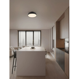 Plafon modern ściemniany Ridotti 40cm LED 3000K czarny