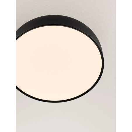Plafon modern ściemniany Ridotti 40cm LED 3000K czarny