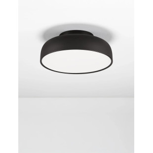 Plafon modern ściemniany Ridotti 40cm LED 2700K czarny