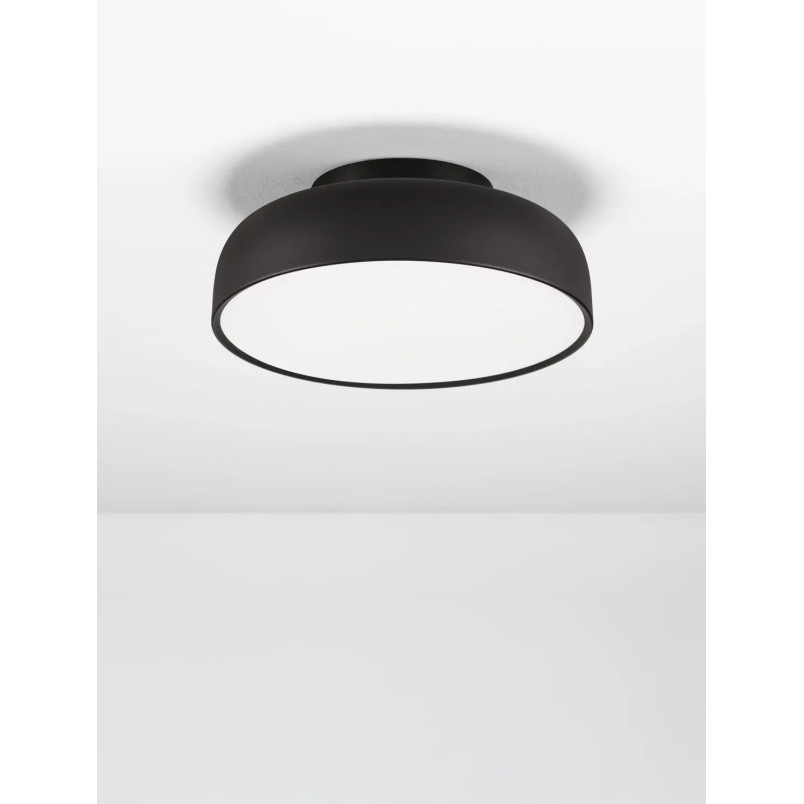 Plafon modern ściemniany Ridotti 40cm LED 2700K czarny