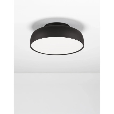 Plafon modern ściemniany Ridotti 40cm LED 2700K czarny