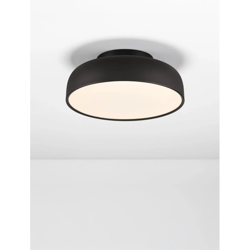 Plafon modern ściemniany Ridotti 40cm LED 2700K czarny