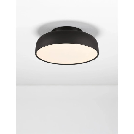 Plafon modern ściemniany Ridotti 40cm LED 2700K czarny