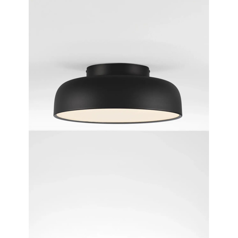 Plafon modern ściemniany Ridotti 40cm LED 2700K czarny