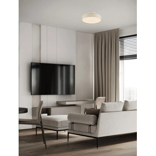 Plafon modern ściemniany Ridotti 40cm LED 3000K kremowy