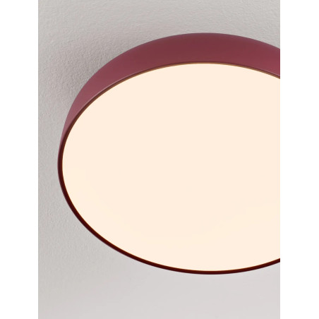 Plafon modern ściemniany Ridotti 50cm LED 3000K bordowy