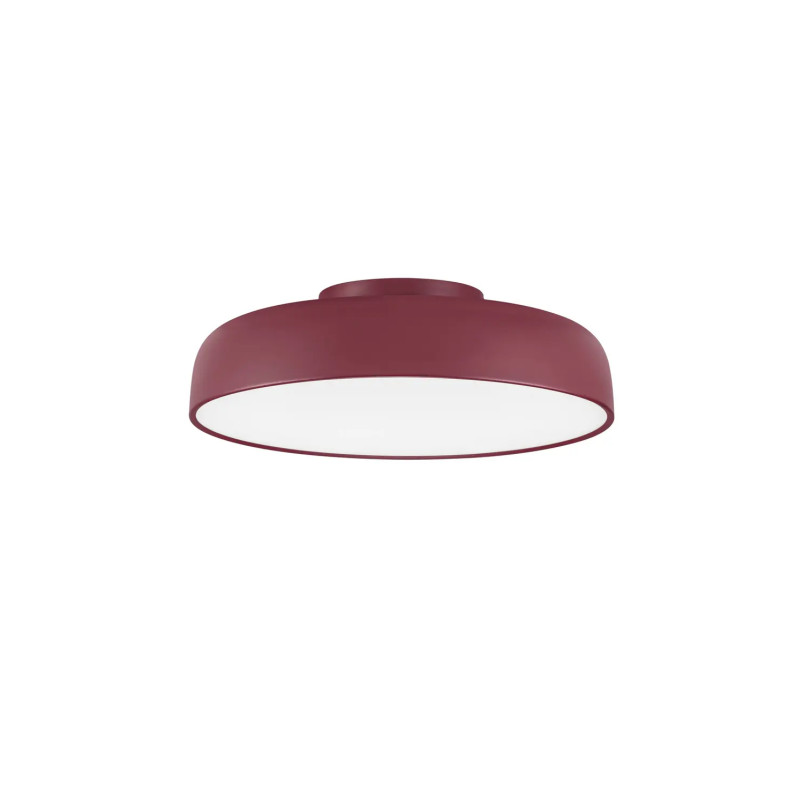 Plafon modern ściemniany Ridotti 50cm LED 2700K bordowy