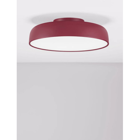Plafon modern ściemniany Ridotti 50cm LED 2700K bordowy