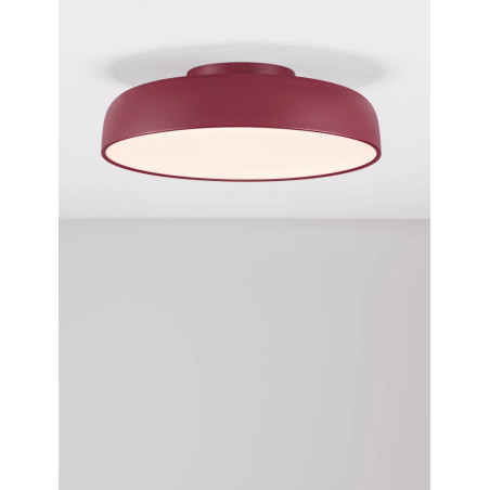 Plafon modern ściemniany Ridotti 50cm LED 2700K bordowy
