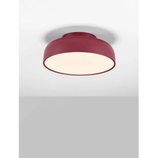 Plafon modern ściemniany Ridotti 40cm LED 2700K bordowy