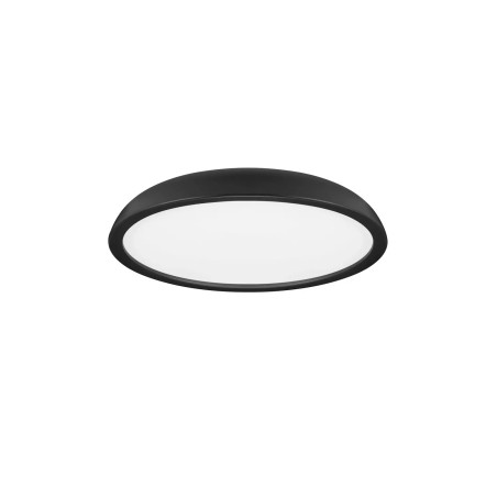 Plafon minimalistyczny ściemniany Fossa 60cm triac LED 3000K czarny
