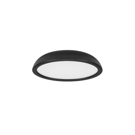 Plafon minimalistyczny ściemniany Fossa 45cm triac LED 3000K czarny