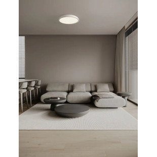 Plafon minimalistyczny ściemniany Fossa 60cm triac LED 3000K biały