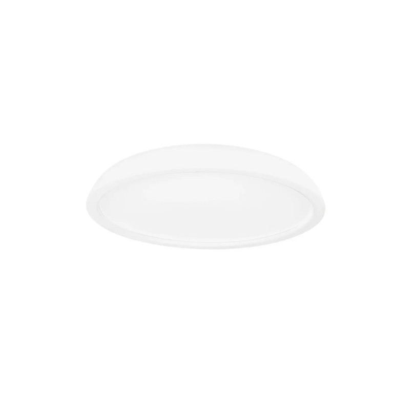 Plafon minimalistyczny ściemniany Fossa 60cm triac LED 3000K biały