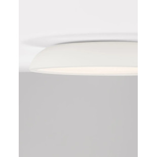 Plafon minimalistyczny ściemniany Fossa 60cm triac LED 3000K biały