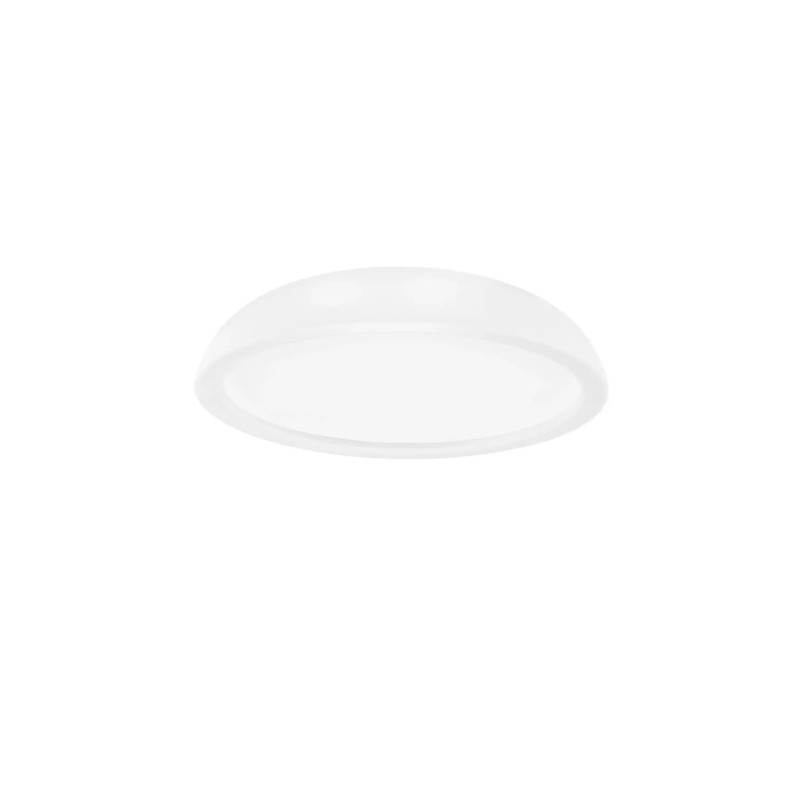 Plafon minimalistyczny ściemniany Fossa 45cm triac LED 3000K biały
