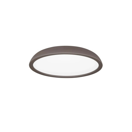 Plafon minimalistyczny ściemniany Fossa 60cm triac LED 3000K brązowy