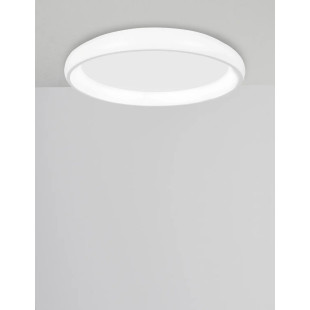 Plafon okrągły ze ściemniaczem triac Calda 41cm LED 3000K biały