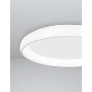 Plafon okrągły ze ściemniaczem triac Calda 41cm LED 3000K biały