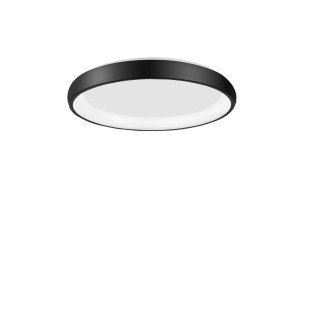 Plafon okrągły ze ściemniaczem triac Calda 61cm LED 3000K czarny