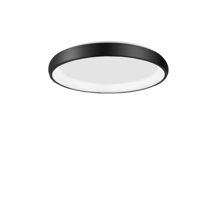 Plafon okrągły ze ściemniaczem triac Calda 61cm LED 3000K czarny