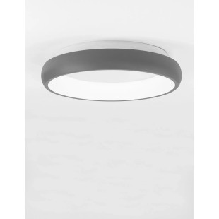 Plafon okrągły ze ściemniaczem triac Calda 41cm LED 3000K szary