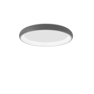 Plafon okrągły ze ściemniaczem triac Calda 61cm LED 3000K szary