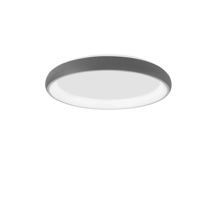Plafon okrągły ze ściemniaczem triac Calda 61cm LED 3000K szary