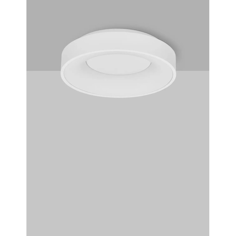 Plafon okrągły - ściemniacz triac Surdo 38cm Thin LED 3000K biały