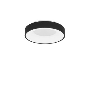 Plafon okrągły - ściemniacz triac Surdo 38cm Thin LED 3000K czarny