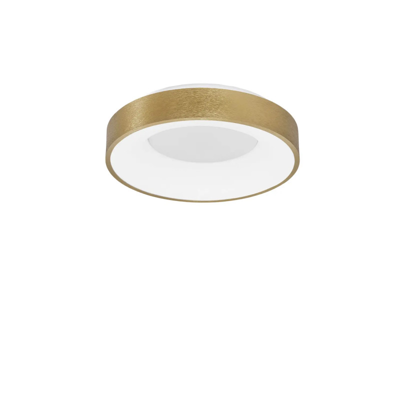 Plafon okrągły - ściemniacz triac Surdo 38cm Thin LED 3000K szczotkowane złoto