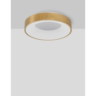 Plafon okrągły - ściemniacz triac Surdo 38cm Thin LED 3000K szczotkowane złoto