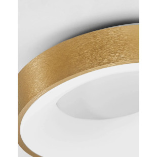 Plafon okrągły - ściemniacz triac Surdo 38cm Thin LED 3000K szczotkowane złoto