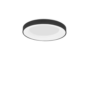 Plafon okrągły - ściemniacz triac Surdo 60cm Thin LED 3000K czarny