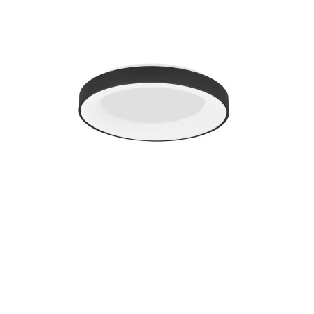 Plafon okrągły - ściemniacz triac Surdo 60cm Thin LED 3000K czarny