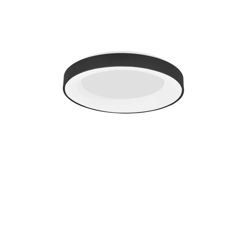 Plafon okrągły - ściemniacz triac Surdo 60cm Thin LED 4000K czarny