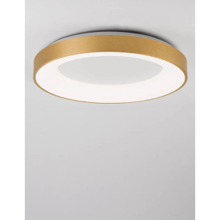 Plafon okrągły - ściemniacz triac Surdo 60cm Thin LED 3000K szczotkowane złoto